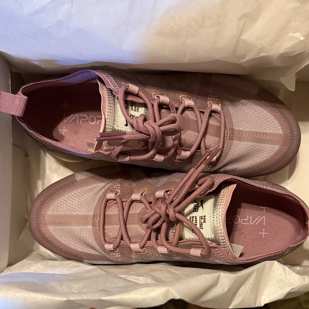 Nike Air VaporMax 2019 Plum Chalk Red Bronze Rose Gold – Rare Colorway, Box